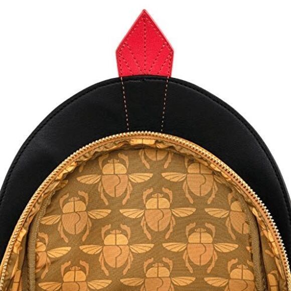 Loungefly Disney Aladdin Jafar Villain Cosplay Figural Mini Backpack